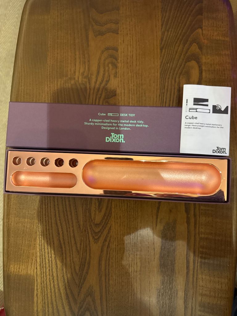 Tom Dixon cube desk tidy