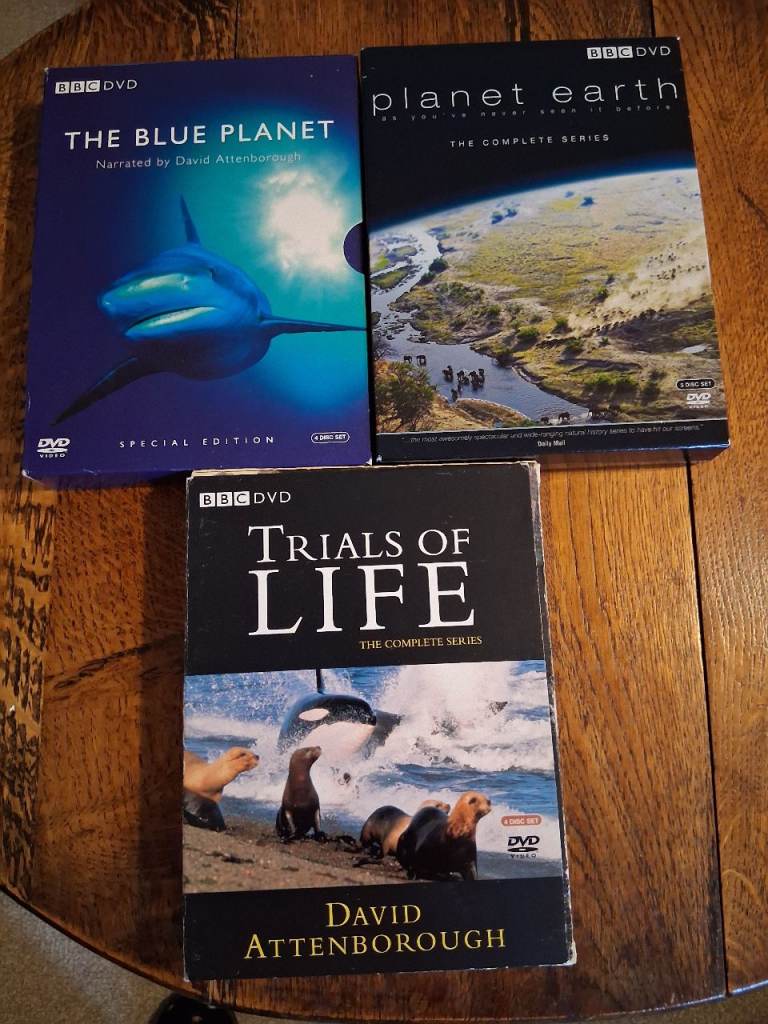 David Attenborough BBC DVD Box Sets – Planet Earth, Blue Planet, Trials of Life