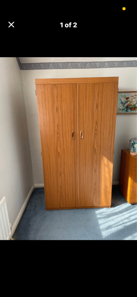  2 Schreiber wooden  wardrobes