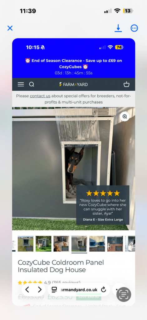 Dog thermal crate