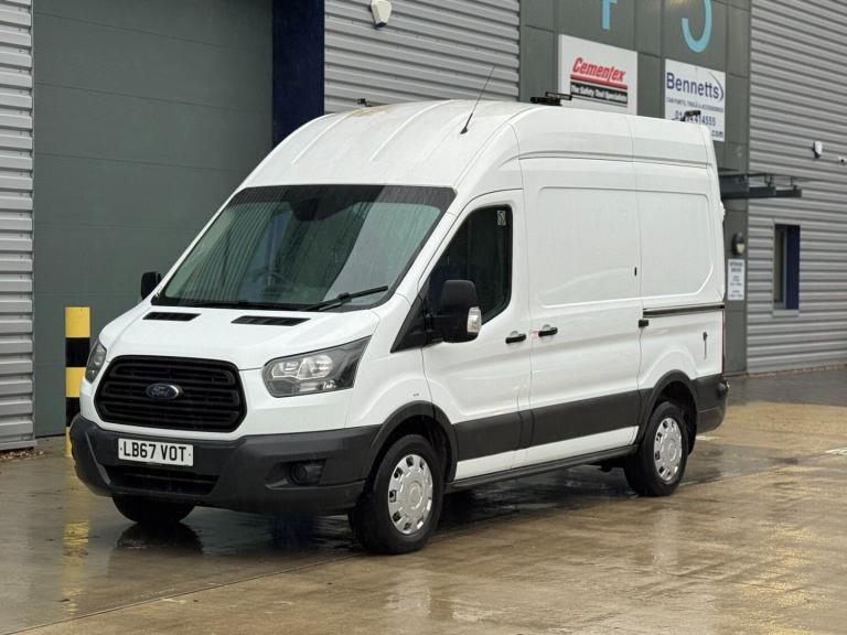 FORD TRANSIT 350 2.0 TDCI 2017 (67) MWB HIGH ROOF WORKSHOP PANEL VAN + 69,000 ML