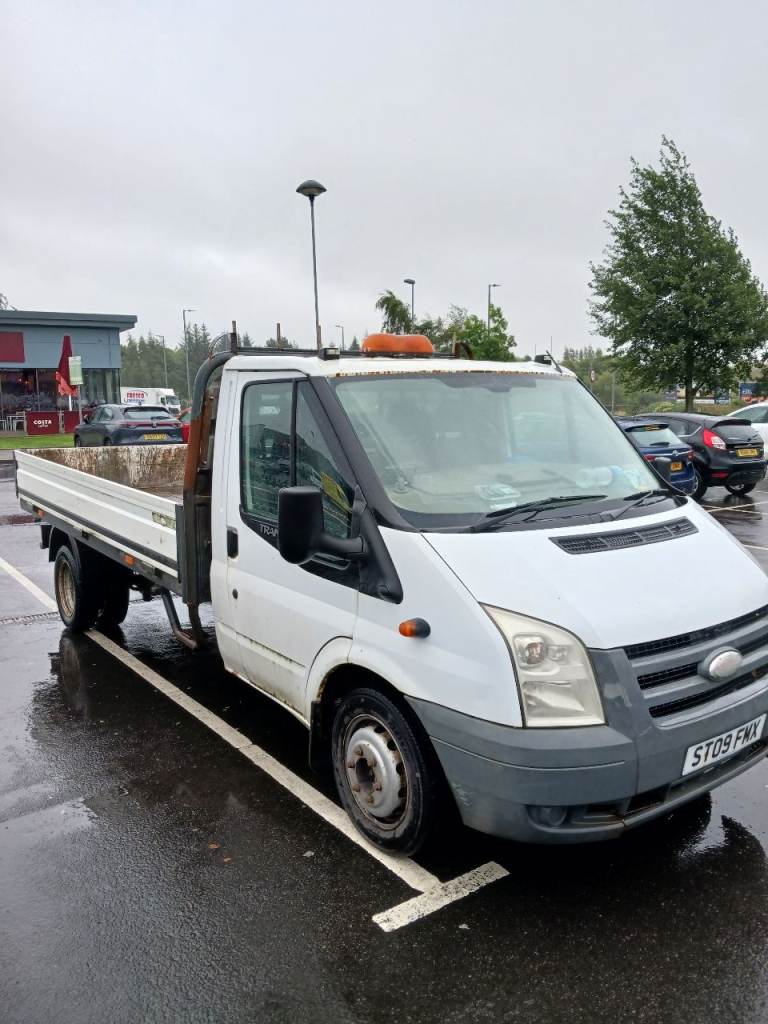 Ford transit LWB flat bed long MOT