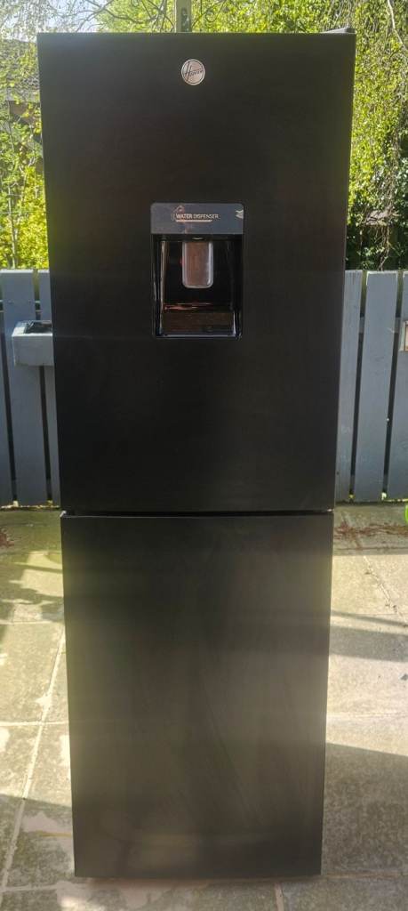 Hoover Black dark fridge freezer 