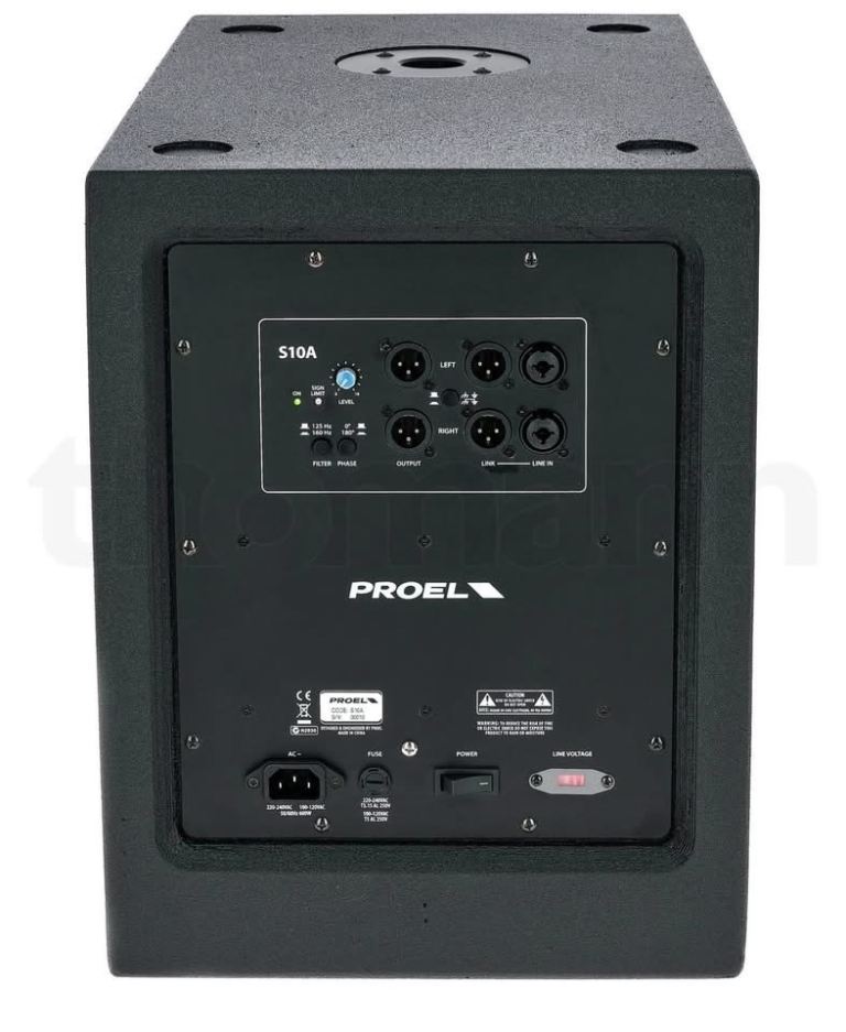 Proel S10A Powered Bass Speaker