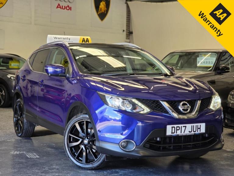 NISSAN QASHQAI 1.5 dCi Tekna Manual Diesel 2017+XENON+SATNAV+360CAM+PANROOF+ULEZ