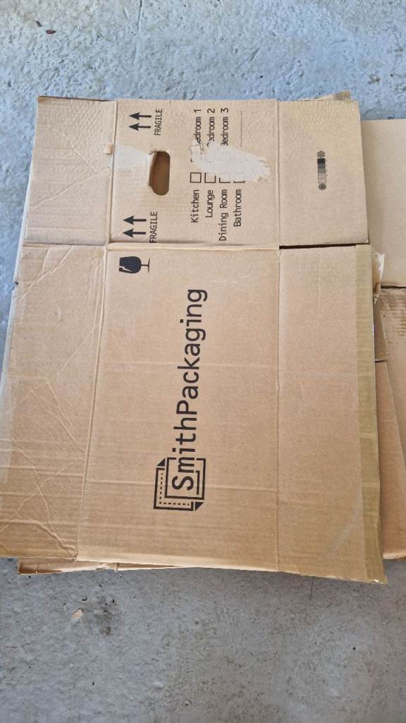 10 used boxes for Moving house