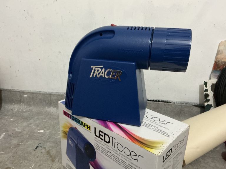 Artograph LED tracer art projector for wall or canvas