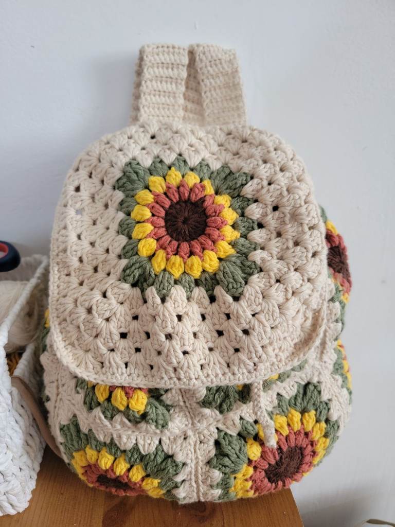 image for Handmade crochet backpack 