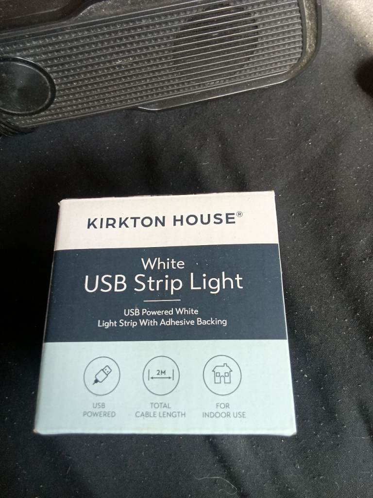 White usb strip light