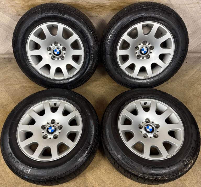 16'' GENUINE BMW 7 SERIES E38 STYLE 60 ALLOY WHEELS TYRES