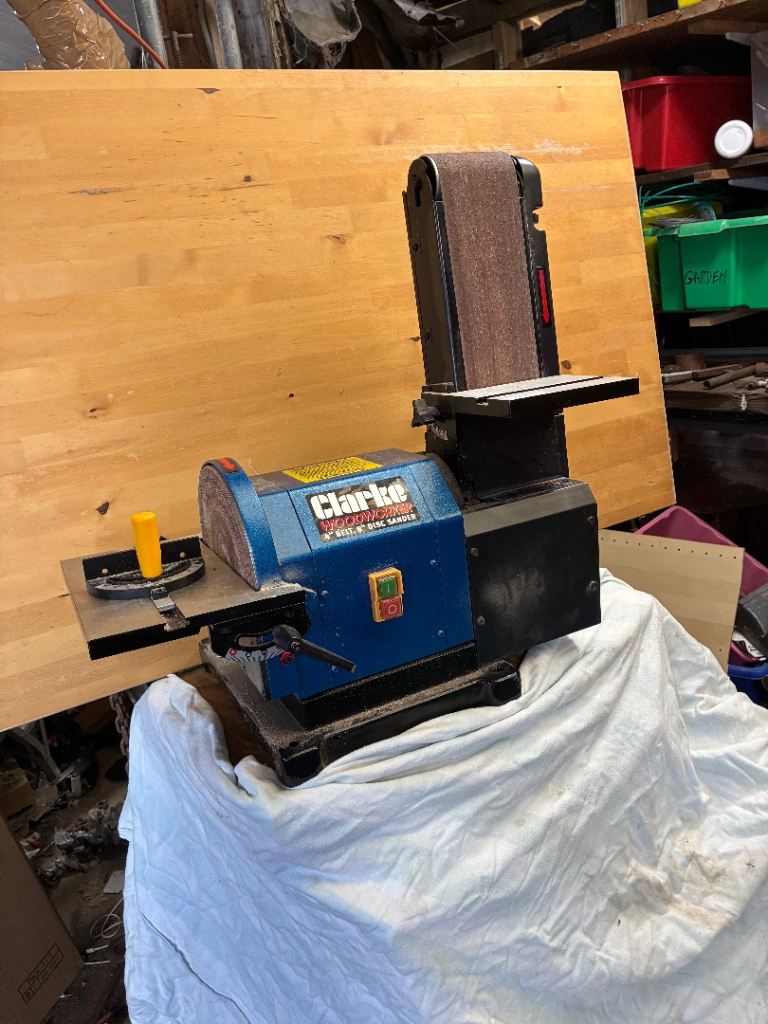 Clarke CS48 Belt and Disc Sander – Good Working Condition