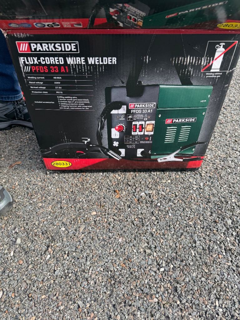 Parkside Flux-Cored Wire Welder PFDS 33 A1 (Boxed with Manual)
