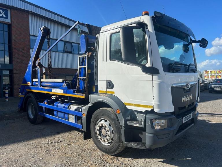 MAN TGM 18.250 *EURO 6* 18 TONNE SKIP LOADER 2022- SR22 GXN