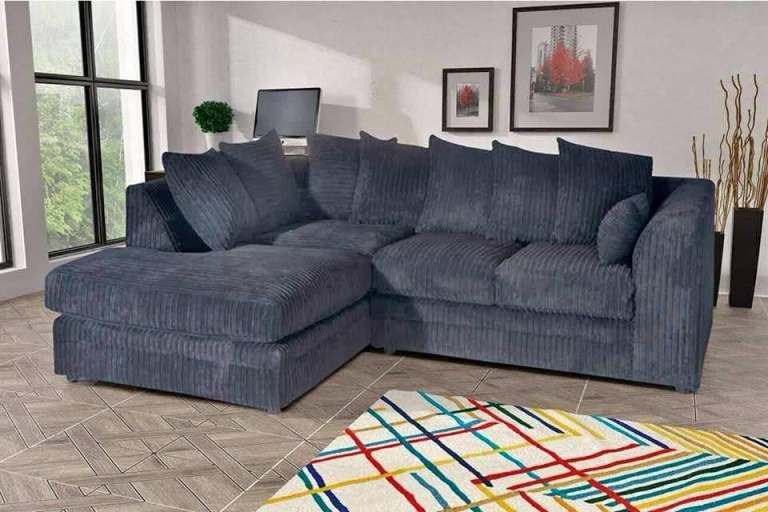 image for ✔❤Branded Corner L Shape Sofa 3+2 Seater  With Footstool For Sale