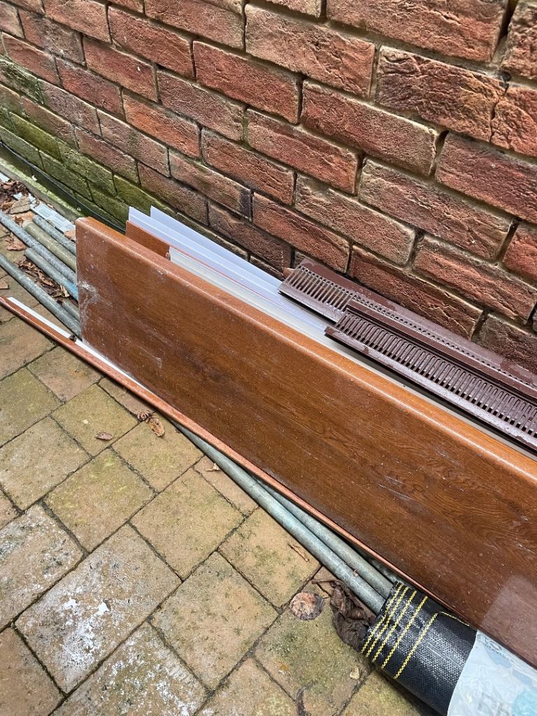 Golden Oak brown upvc fascia and soffit