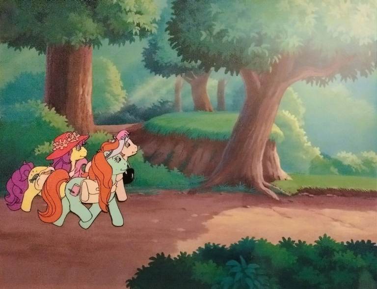 Original Production Cel from the cartoon MY LITTLE PONY with Certificate of authenticity