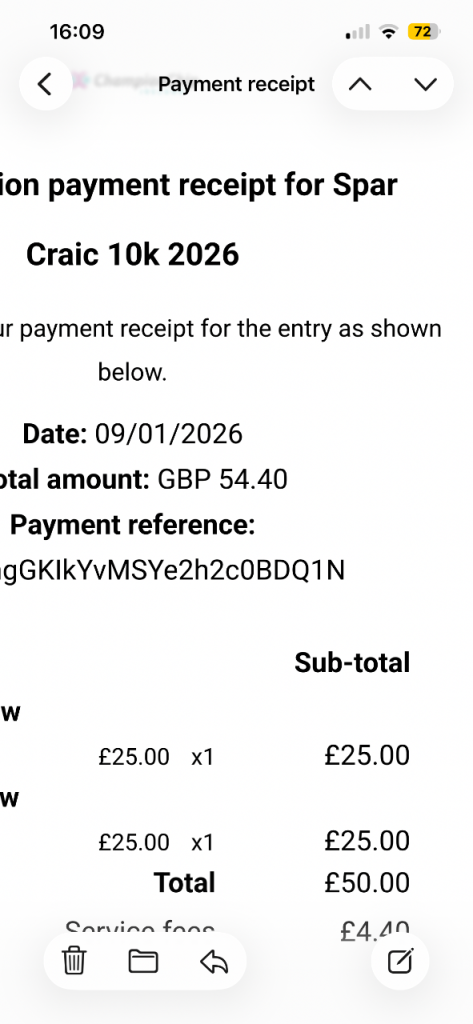 1 entry for Spar Craic 10k St Patrick’s Day 