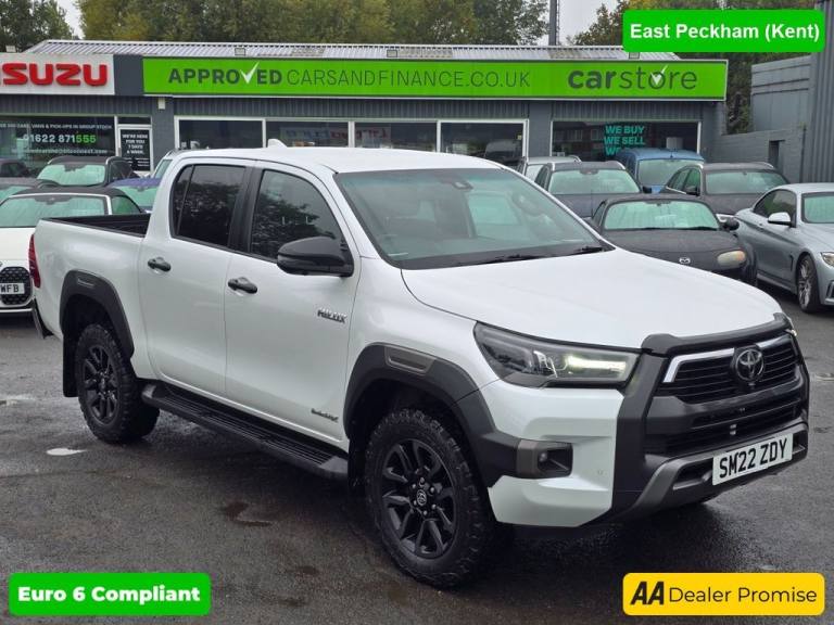 2022 Toyota Hilux 2.8 D-4D Invincible X Double Cab, 85,000 miles, 1 owner, ULEZ Euro 6, Autom PIC...
