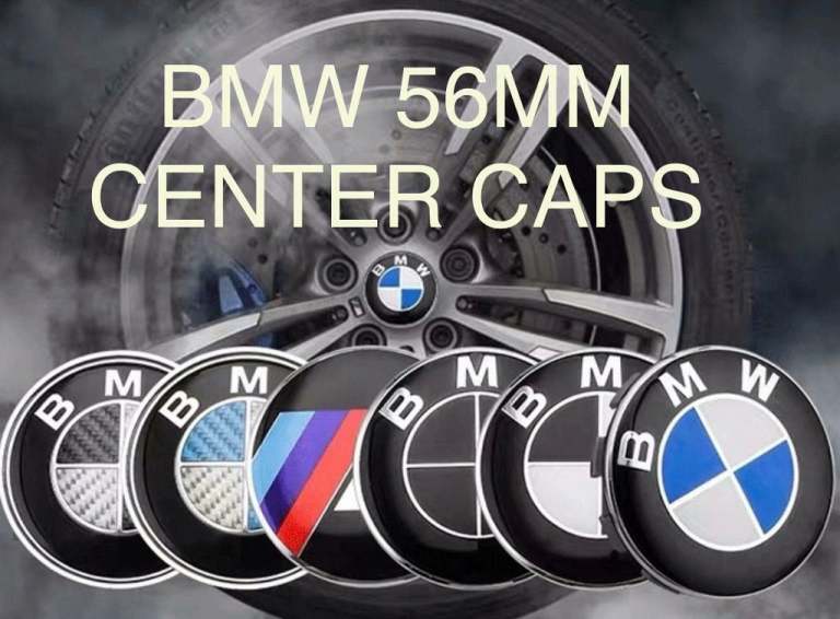 Bmw 56mm center caps new wheel hub cover alloy wheel