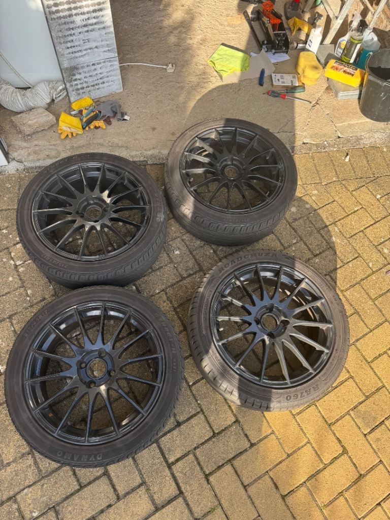 17" FOX RACING ALLOYS — Fiesta ST Fitment — Straight, No Cracks, Great Tyres
