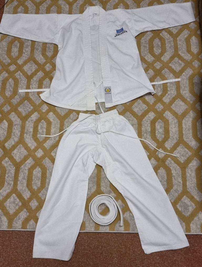 Kids Karate suit with JKS club branding