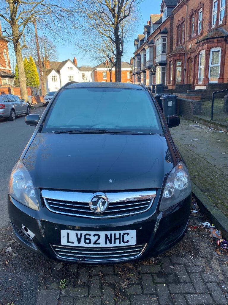 Vauxhall Zafira, MPV, 2012, manual, 1598 (cc), 5 doors