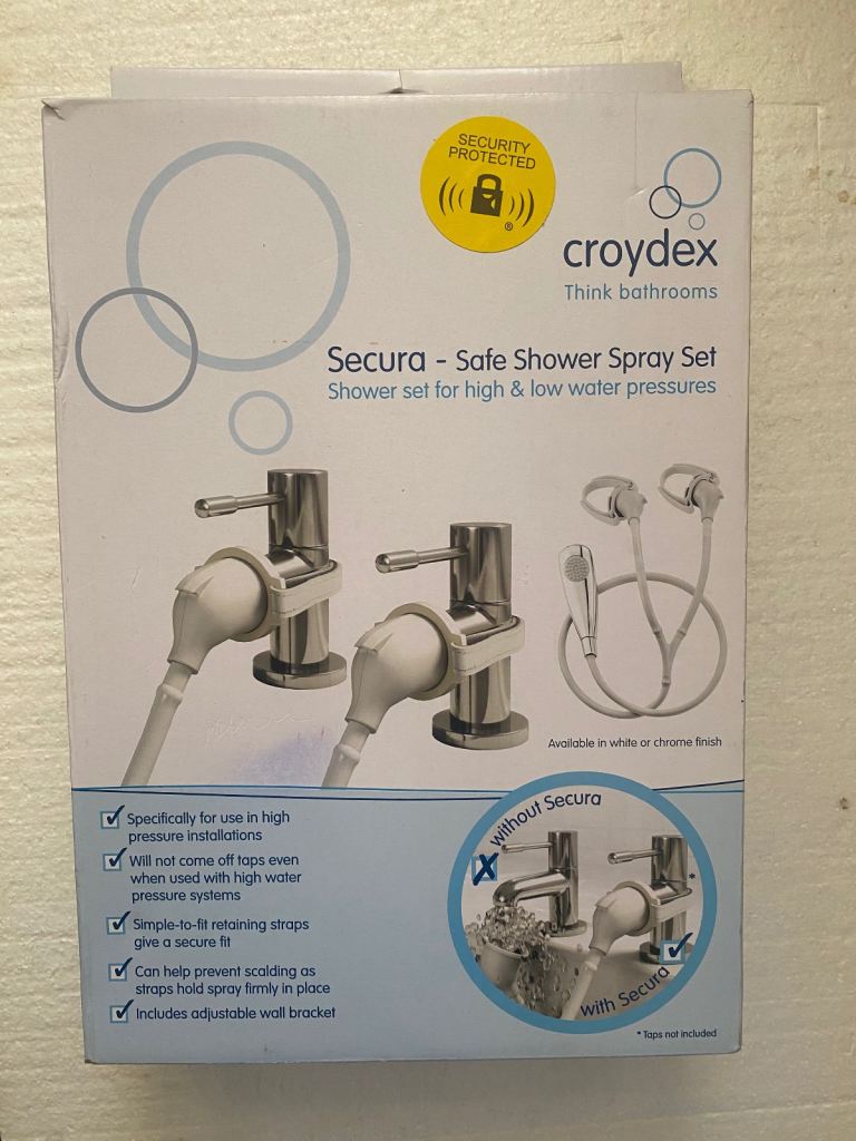 image for Croydex safe shower spray set . 