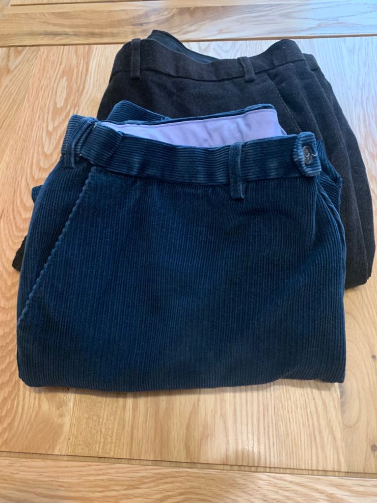 Mens M&S Corduroy Trousers -  Good Condition