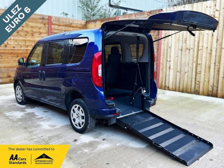 2019 Fiat Doblo 4 Seat Petrol Wheelchair Accessible Disabled Access Vehicle WAV  MPV Petrol Manual
