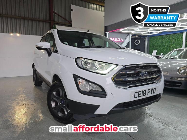 2018 Ford Ecosport 1.0T EcoBoost Zetec Euro 6 (s/s) 5dr HATCHBACK Petrol Manual