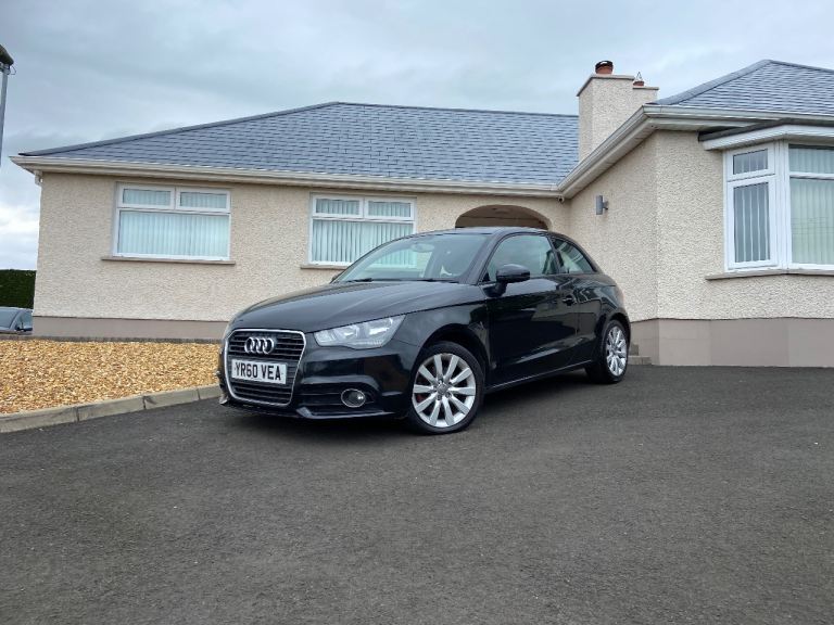 2011 Audi, A1, 1.6 TDI 3 door in black, motd 55 mpg, 