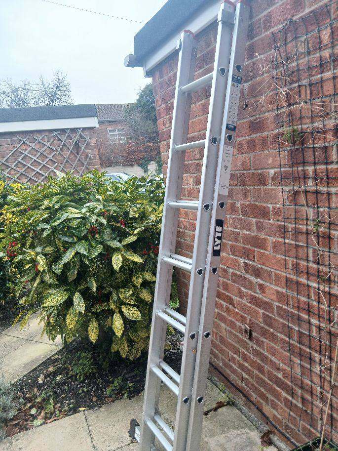 Domestic 2 section extension ladder