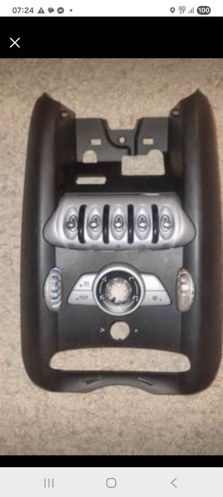 07 - 2012  mini cooper heater panel