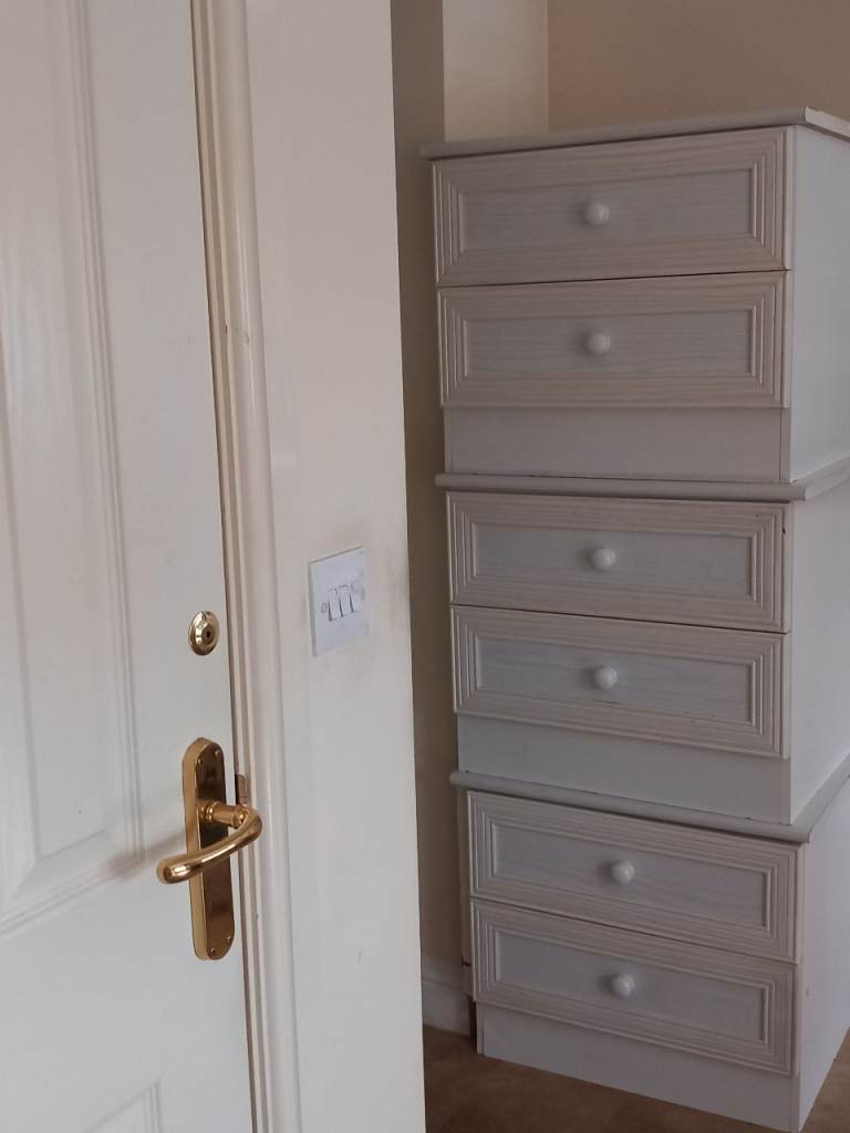 3 Chest of drawers.  Approximately 65cm width, 50cm depth and 56cm height. 