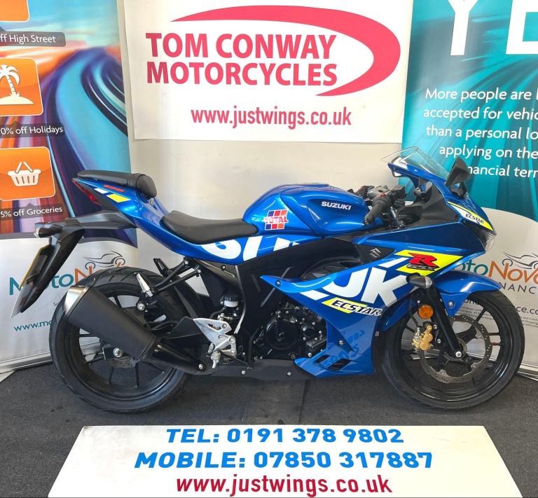 SUZUKI GSXR125 RLXM3, 2024(74), 1,676 MILES, FSH, STUNNING MACHINE, £3695