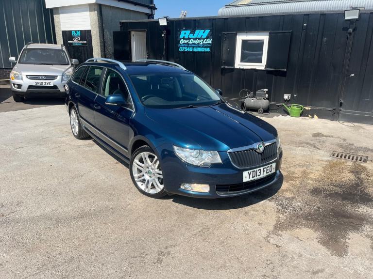 2013 SKODA SUPERB ELEAGANCE 2.0 TDI CR 170 FULL LEATHER TOP SPEC PX WELCOME 