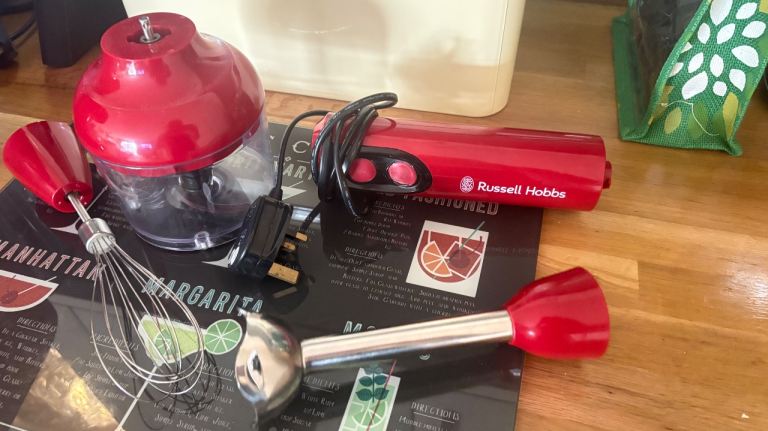 Russell Hobbs Desire 3-in-1 Hand Blender - Red, Good Condition