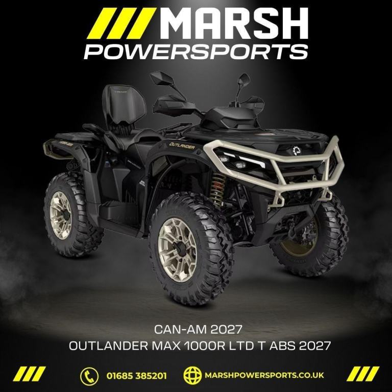 Can-Am Outlander Max 1000R LTD T ABS 2027 - Can-Am Main Dealer - Order Now!