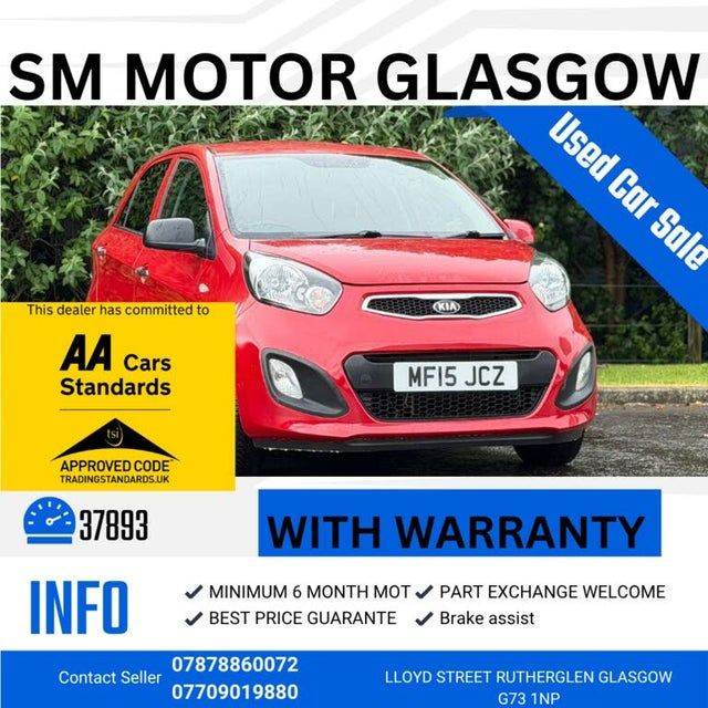 Kia, PICANTO, Hatchback, 2015, Manual, 998 (cc), 5 doors