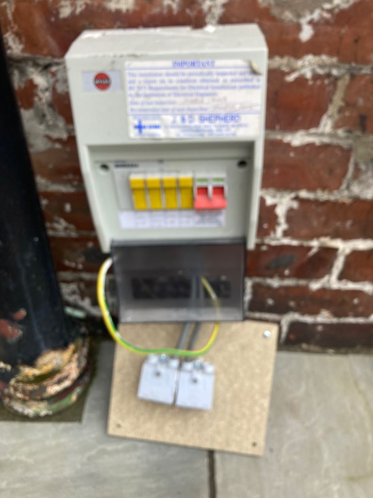 5 way Consumer unit 