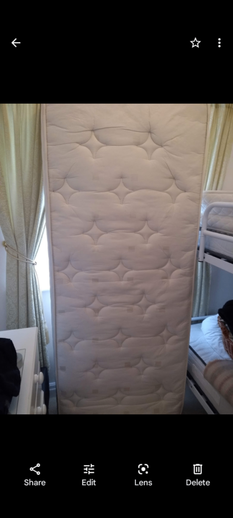 Bunk bed mattress....Free