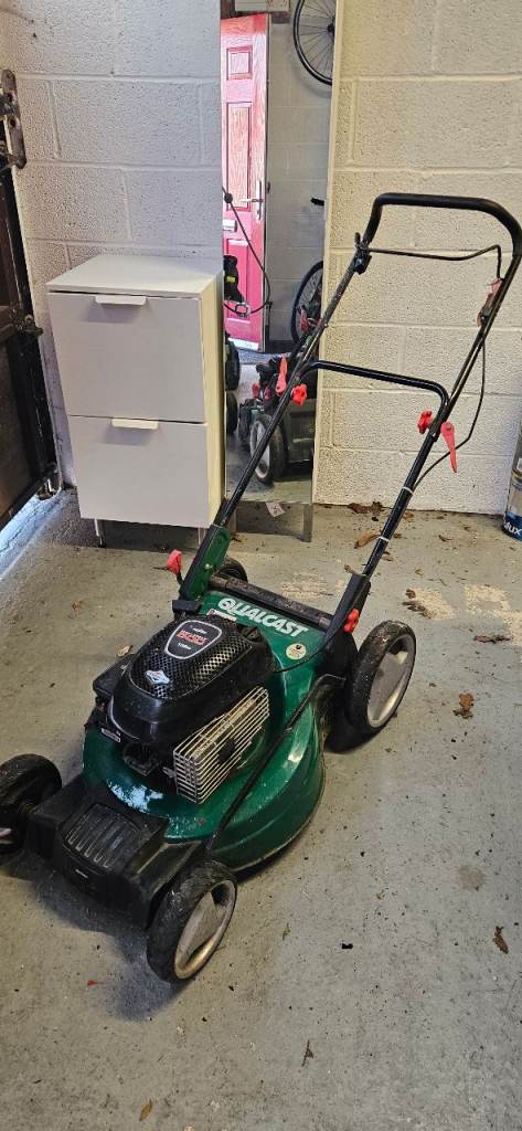 Qualcast petrol lawnmower 