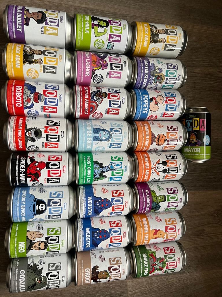 Funko Soda Cans Collection – Spider-Man, Hulk, Mickey & More