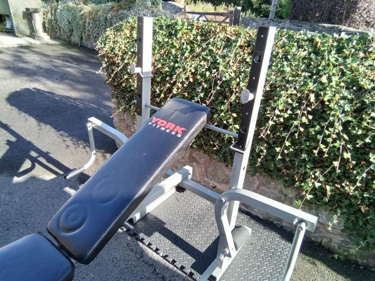 York Weight Bench with Butterfly and Lat Pull Down with Attachments