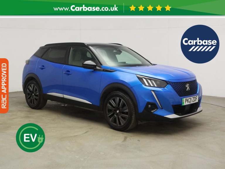 2021 Peugeot E-2008 50kWh GT Premium SUV 5dr Electric Auto (136 ps) SUV ELECTRIC Automatic