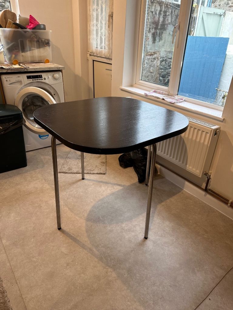 IKEA fusion black dining table