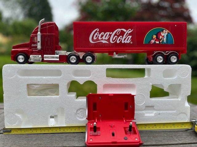 Radio Control Coca Cola Christmas Truck with LED Lights Fully