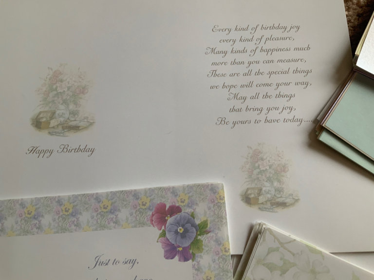 Card inserts for card making.