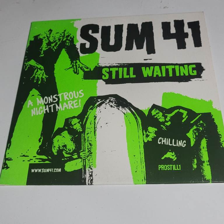 SUM 41 STILL WAITING (H1) 1 Track Promo CD Single including Card Sleeve MERCURY aa23