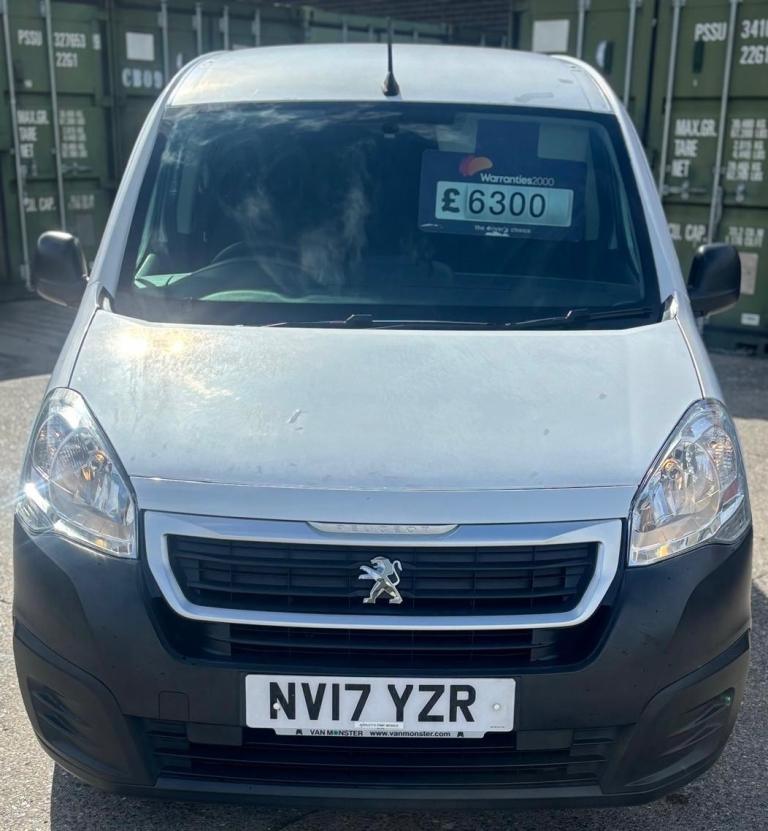 2017 Peugeot Partner 850 1.6 BlueHDi 100 Professional Van [non SS] PANEL VAN Diesel Manual